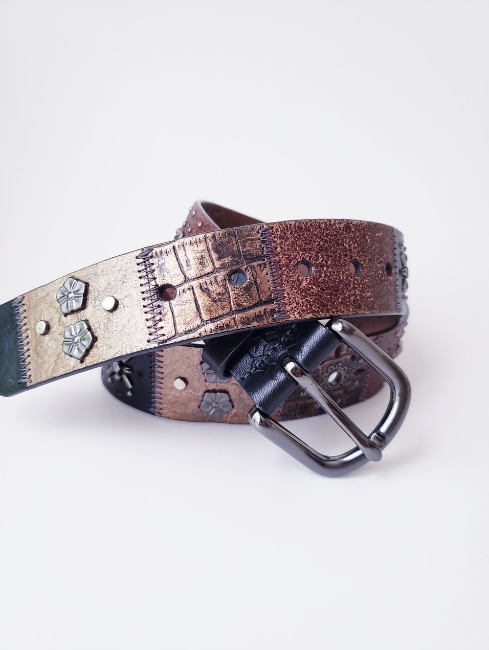 Vintage Fossil Leather Belt